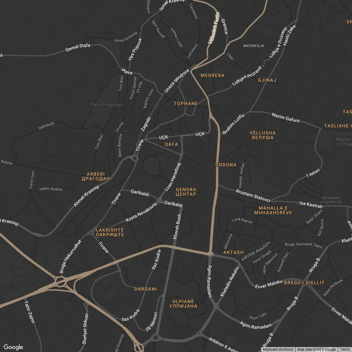 Pristina Map